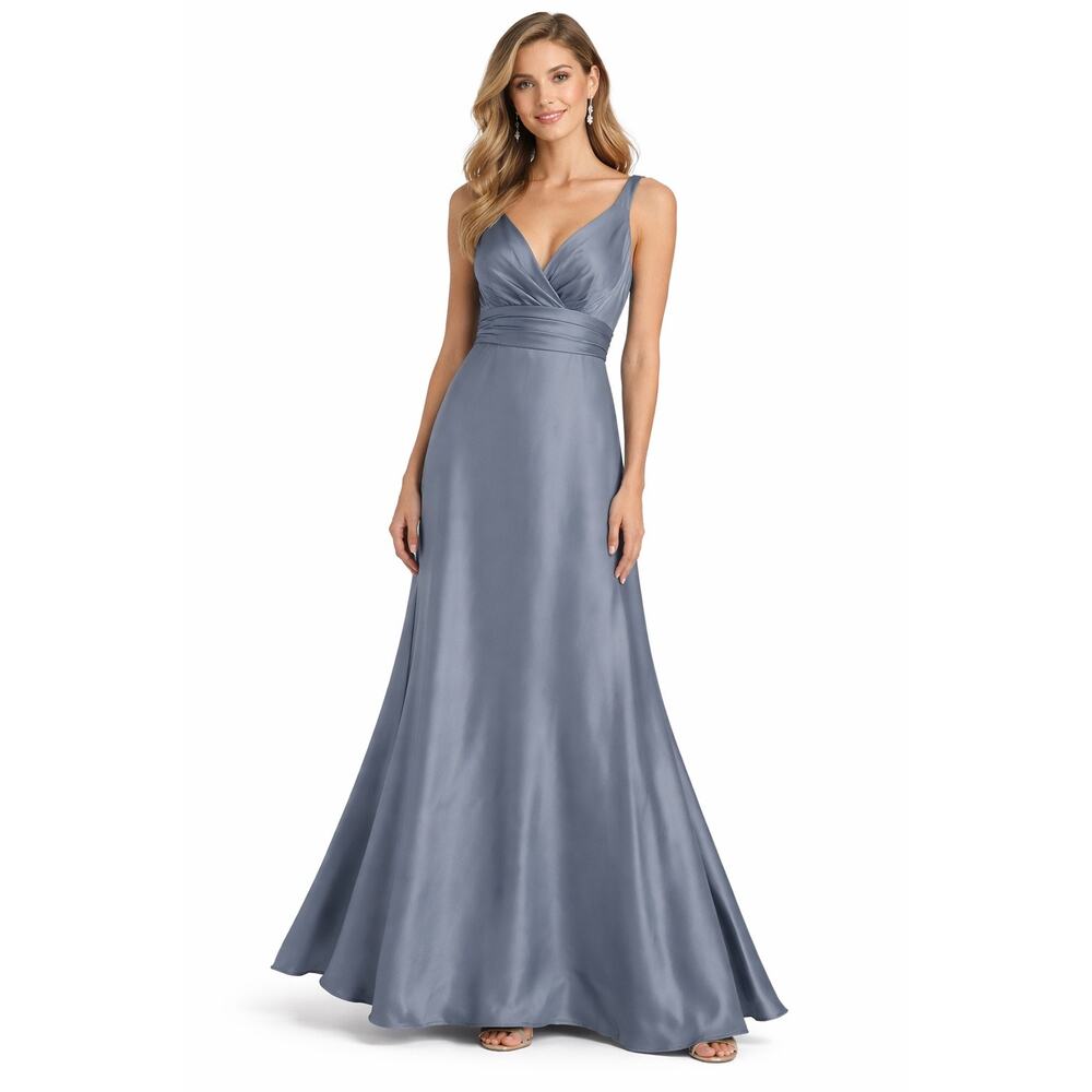 1990s Jim Hjelm Occasions Satin Bridesmaid Dress USA Made NWT Size 6